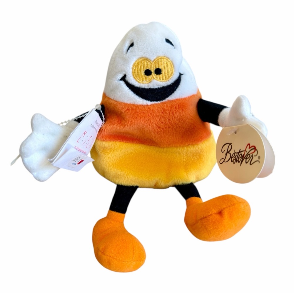 Bestever Vintage Candy Corn Plush Brand New With Tags Y2K 90’s Halloween